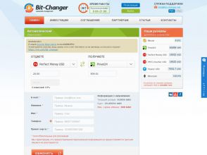 Bit-Changer - выгодный обмен и покупка Bitcoin, Ethereum, USD за Приват24