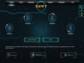 Enwy - псевдо майнинг и добыча Bitcoin, Litecoin, Dogecoin, USD под 2-4%