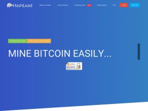 HashLead - добыча Bitcoin и USD на псевдо облачном майнинге с доходом 6% за сутки