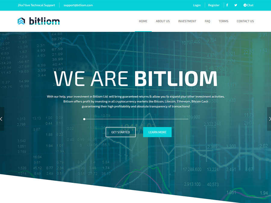 Bitliom Limited - пожизненные хайп-инвестиции с доходом 0.41% в час, 10$