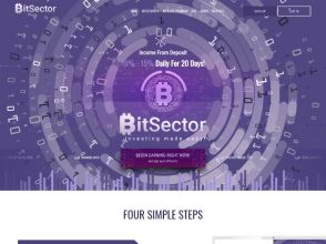Bitsector Limited - инвестиции в USD / BTC / Crypto, доход от 100% за 20 дн.