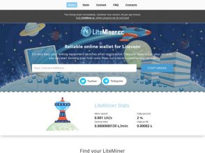 LiteMiner CC - новый псевдо майнинг Litecoin (LTC) от админа Dogeminer.cc