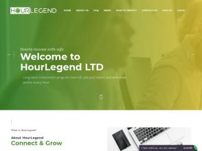 HourLegend LTD - новый хайп проект с почасовыми выплатами, депозит от 5$