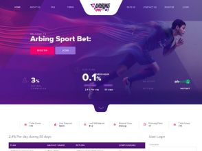 Arbing Sport Bet - почасовой хайп с доходом +0.1% в час на 55 дней (+132%)
