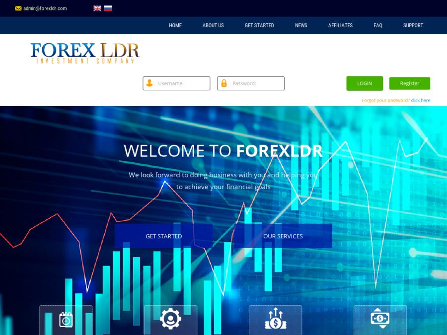 ForexLDR - фаст проект с чистым доходом от +4% в день, USD/BTC, депо 20$