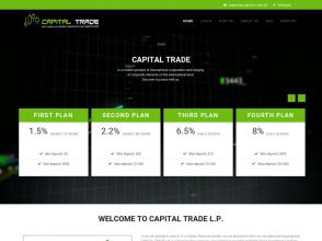 Capital Trade - большой выбор тарифов с доходом от +8% за 72 часа, от 5USD