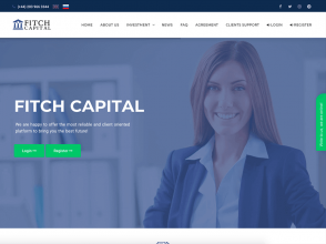 Fitch Capital - инвестиционная компания с доходом от 19.5% в месяц, от 20$