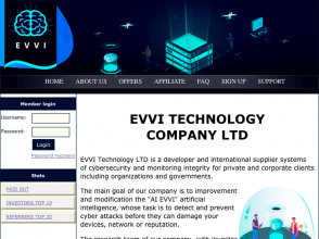 EVVI Technology LTD - среднедоходный проект, с тарифом на 30 дней, от 20$