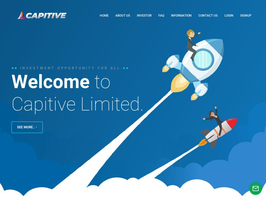 Capitive Limited - высокодоходный проект от 2% в день, инвестиции от 1 USD