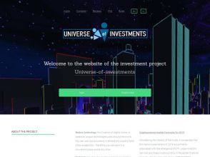 Universe Of Investments - свежий мультивалютный HYIP от +4% в день и более