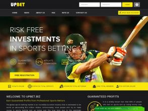 UpBet - онлайн инвестиции в беттинг от +1% в день, афтер-планы от 10 USD