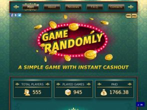 GAME-RANDOMLY - уникальная и простая игра с мгновенным выводом денег