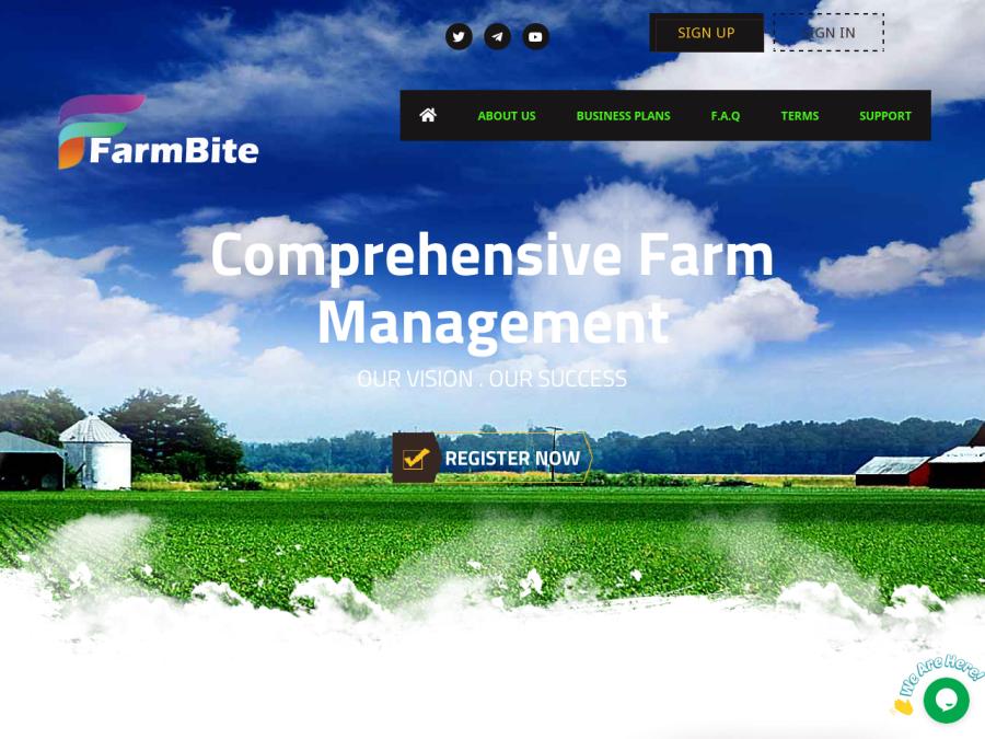 FarmBite - сверхдоходный проект, депозиты в USD / Crypto на 90 дней, от 5$