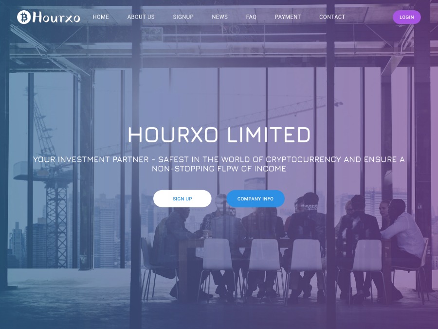 HourXo Limited - свежий почас от 0.92% чистой прибыли в сутки / депозит $5