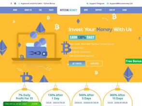 Bitcoin Money Limited - сверхдоходный фаст от +5% за 1 день, USD + Crypto
