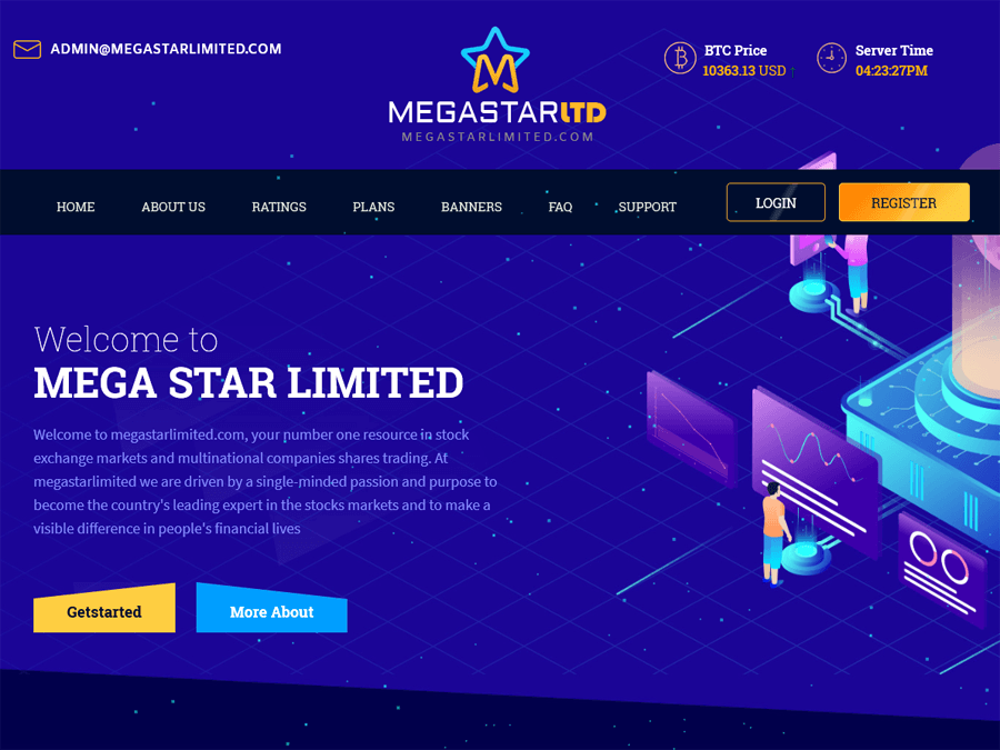 Mega Star Limited - новый фаст с профитом от +5% за день, депозиты от $10