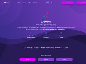 ZifiMine - облачный майнинг Bitcoin, Dogecoin, Litecoin под 2% за сутки