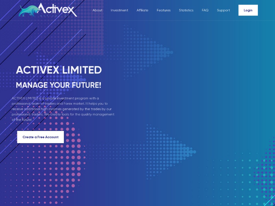 ActiveX - бывший хайп-партизан с доходом: 1.5 - 2.0 - 2.8% в день, от 25 USD