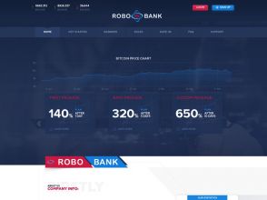 RoboBank - заработок в новом хайпе от +3% за 1 день с депозитом от 10 USD