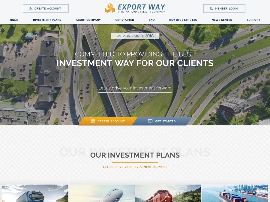 Export Way Limited - хайп после редизайна с доходом 6 - 9% в день навсегда