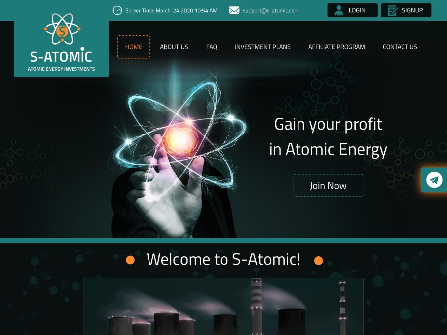 S-Atomic LTD - фаст с отличной подготовкой, доход от +4% за 24 часа, от $10