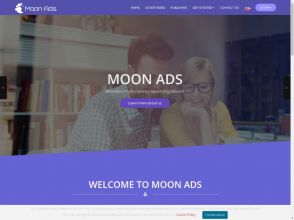 MoonAds - Bitcoin рекламная сеть для любых объемов трафика, вывод от $1