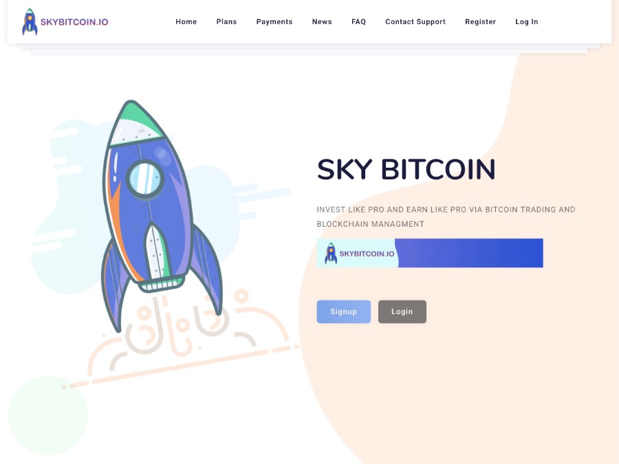 Sky Bitcoin - новый Bitcoin-проект с доходностью: 6% на 30 дн., автовыплаты
