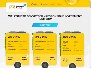 DenvoTech Limited - новый фастовый проект с профитом +4% на 4 дня, от $5