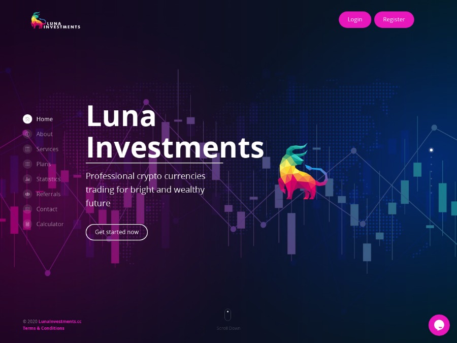 Luna Investments - 2.1% на 20 календарных дней, депо в конце вернут, $10