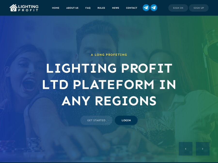 Lighting Profit LTD - новый среднедоходный хайп: 1% на 11 рабочих дней, $20