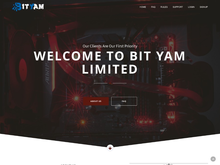 Bit Yam Limited - 0.10 - 0.15% почасово на 30 дней, вывод депозита -20%, $1