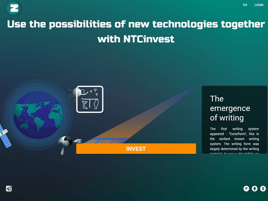 NTCinvest - 7 - 9% в неделю и бессрочно / 115% после 15 бизнес-дней, 10 USD