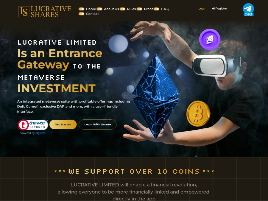 Lucrative-Shares COM - покупка акций: 3 - 20% в месяц бессрочно, от 1 USD