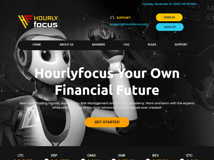 HourlyFocus - 1.2% почасово на 89 часов (106.8%), депозит включен, от $10