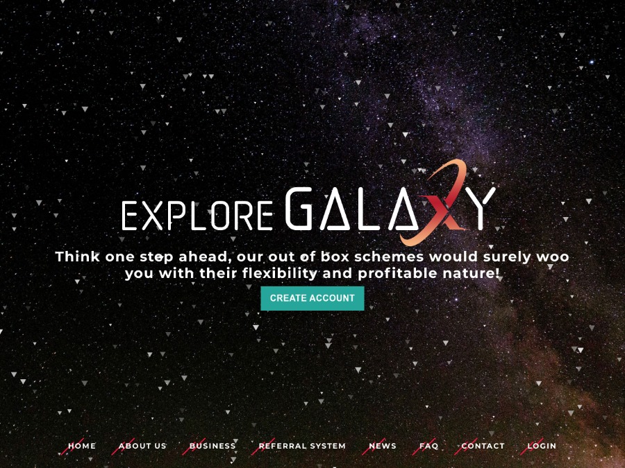 Explore Galaxy Ltd - начисления: 2 - 3% в день бессрочно, от $20, +Страховка