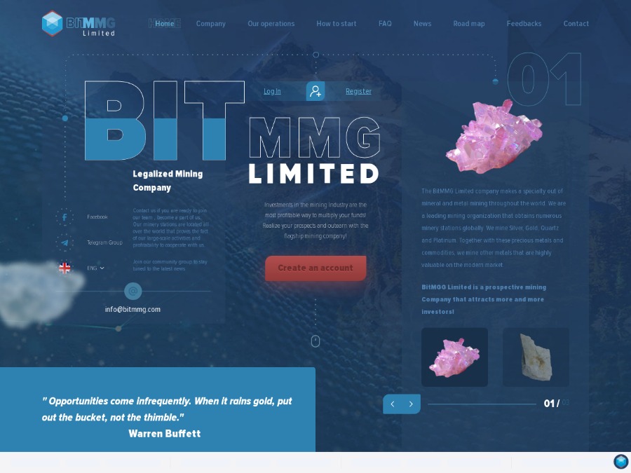BitMMG Limited - 1.1% в сутки на 11 рабочих дней (Пн - Пт), вход от 20 USD