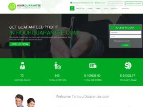 HourGuarantee - заработок долларов на инвестициях от 1.08% ежечасно