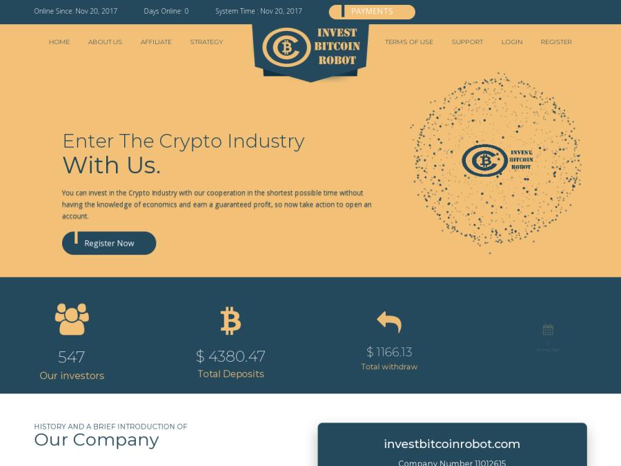 Invest Bitcoin Robot - прибыльные инвестиции в Bitcoin, Litecoin, USD