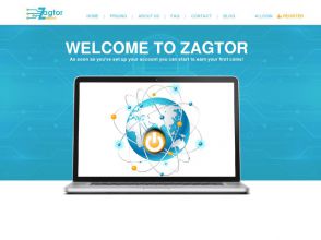 Zagtor Mining - псевдо облачный майнинг Monero (XMR), платежи в BTC, USD