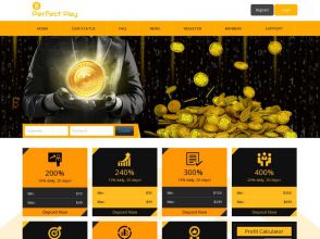 PerfectPay - заработок на инвестициях в USD и Bitcoin, 10-30% в сутки