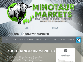 Minotaur Markets LTD - 1% каждый день на 15 суток, депозит вернут, вход $25