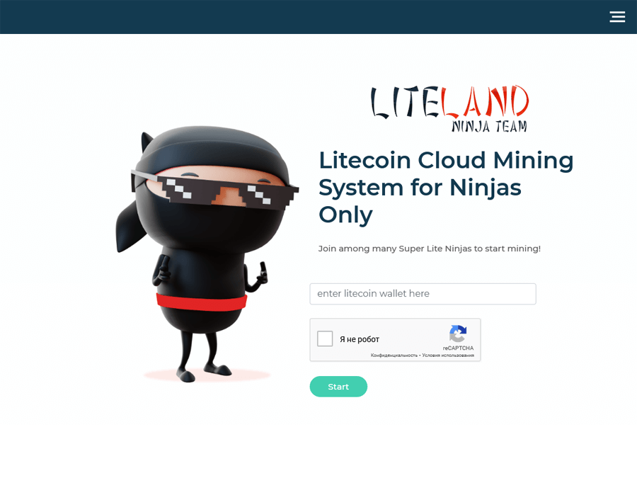 Liteland Litecoin Cloud Mining - псевдомайнинг LTC +6 GHs бонус, БЕЗ рефбэка