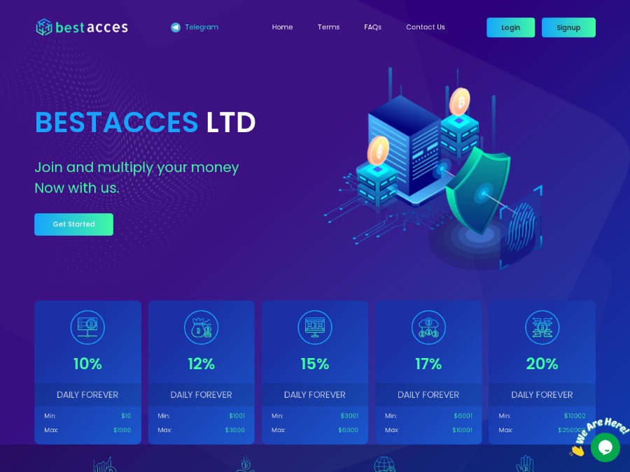 Best Acces Ltd - фаст с доходом от 10% в сутки, вход от 10$, +Страховка $300