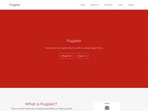 Pugster - среднедоходник: +2% на 20 дней, начисления раз в день, от 10 USD