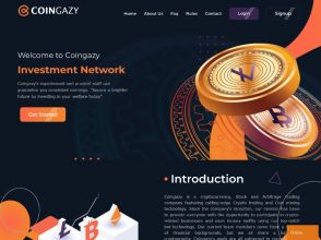 Coingazy Limited - копилка от 4.5% в день на 30 дней, от $20, Страховка $500