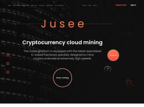 Jusee - Mining - заработок на псевдо-майнинге: 1% - 3% навсегда, +120 GH/s