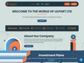 Lilpart LTD - фаст-HYIP: 7 - 13% на 30 дней, депо включен, [СТРАХОВКА $300]