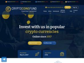 Cryptocoins Fund Limited - средник: от 0.5% в сутки на 365 дней, вход от $10