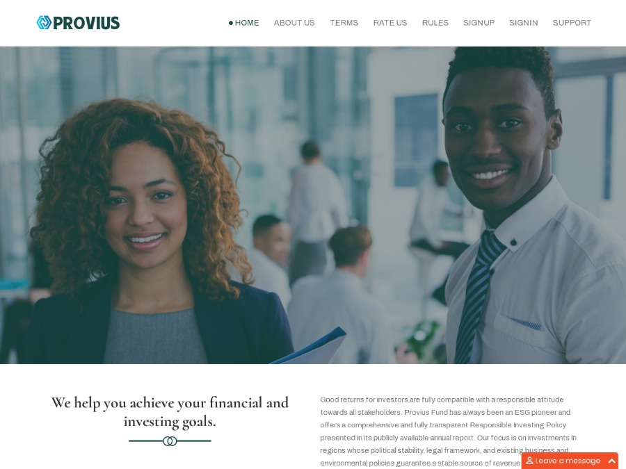 Provius Fund - ежедневные хайп-инвестиции: 101% после 1 дня, от 10 USD