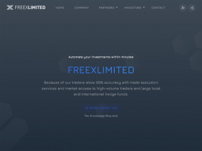 FreexLimited - редизайн: 2.1% на 20 рабочих дней (Пн - Пт), возврат вклада